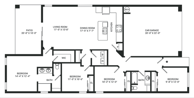 Unit 1091094 1091007 floor plan
